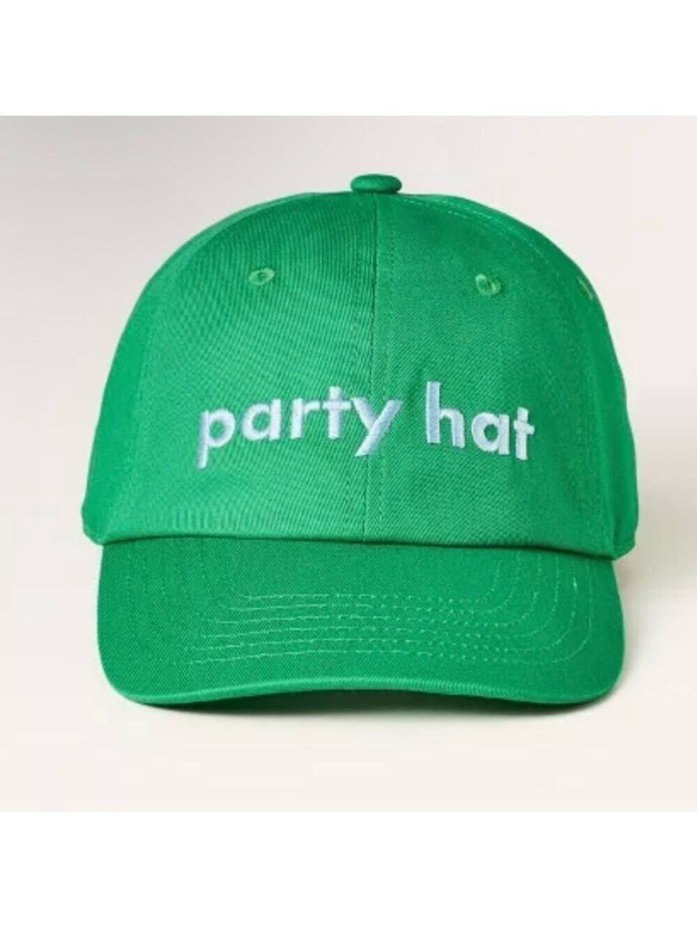 Kate Spade NY x Target Party Hat Baseball Cap Green Cotton NWT - Picture 2 of 8